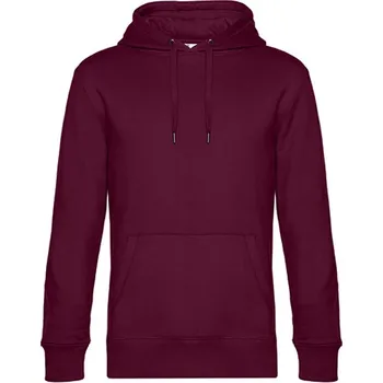 Pánská mikina B&C Unisex mikina WU02K Dark Cherry XS