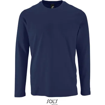 Pánské oblečení SOL'S Pánské triko s dlouhým rukávem Imperial Barva: Modrá námořní, Velikost: M