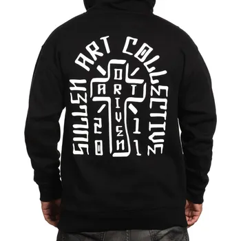 Pánská mikina mikina s kapucí pánské - ART DRIVEN - SULLEN - SCM4702_BK - S