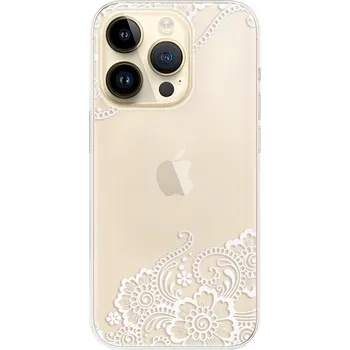 Pouzdro na mobilní telefon Odolné silikonové pouzdro iSaprio - White Lace 02 - iPhone 14 Pro