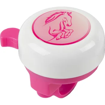 Zvonek na kolo VENTURA KIDS Horse 3-D růžový (Zvonek VENTURA KIDS Horse 3-D růžový)