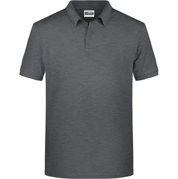 Pánské tričko James&Nicholson Pánská polokošile JN8010 Black Heather S