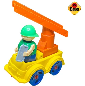 ostatní stavebnice Stavebnice BAUER: Malý set Auto s žebříkem