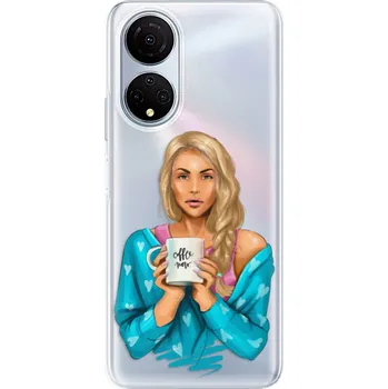 Pouzdro na mobilní telefon Odolné silikonové pouzdro iSaprio - Coffe Now - Blond - Honor X7