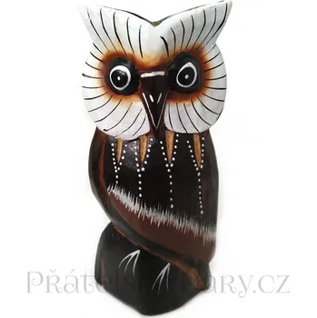 Sova Sovička 4 / dřevo 16 cm