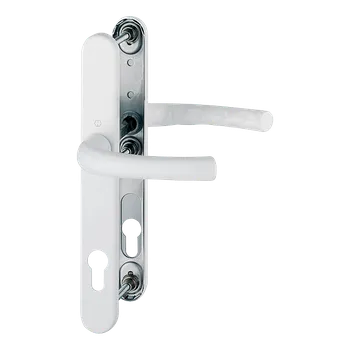 Dveřní kování HOPPE Bezpečnostní kování Tokyo Provedení: klika - klika, Povrch: F9016 běžná bílá, Rozteč: 92 mm