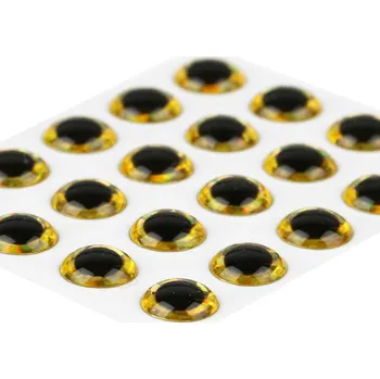 Sybai 3D Epoxy Eyes Holographic Gold