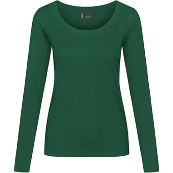 Dámské tričko Excd by Promodoro Dámské tričko s dlouhým rukávem CD4095 Forest XL