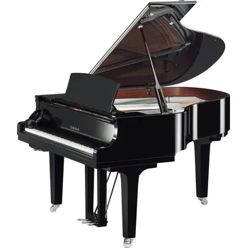 Yamaha C2X SH3 Polished Ebony Chrome Fittings Silent Grand Piano
