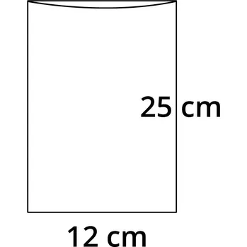 Sáček na potraviny Sáček celofánový PP 120x250mm 100ks plochý