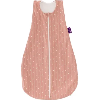 Spacák TRÄUMELAND Spací pytel GOTS Liebmich Blätter rosa 110