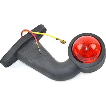 Směrový světlomet Obrysové světlo - pozička - krátká - lomená - bíločervená ELTA 8001039 (ELTA 8001039)