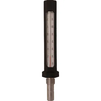 Pouzdro pro přímý kotlový teploměr typu 160, Provedení: Plastové se závitem G ½“, k produktu: Teploměr kotlový