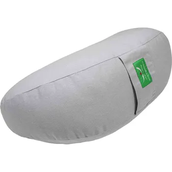 Podpůrný polštář Half Moon Light Grey