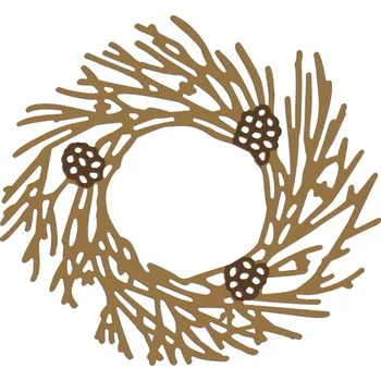 Kancelářská technika DP Craft Vyřezávací šablona věnec z větviček