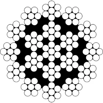 Železářství Ocelové lano HERKULES 18x7 - WSC pr. 8mm