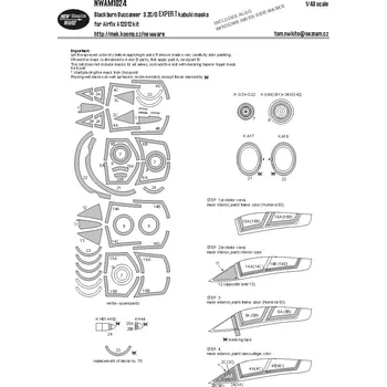 Plastikový model 1/48 Mask Blackburn Buccaneer S.2C/D EXPERT (AIRF)