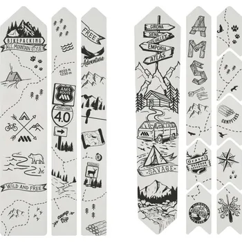 AMS ochranné polepy - ROAD/GRAVEL - Bikepacking / black