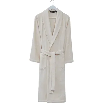 Dámské noční prádlo Dámský elegantní župan STELLA v dárkovém balení - Krémová, XL, Soft Cotton