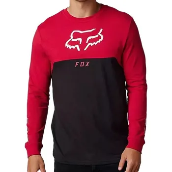 Pánské tričko Fox Ryaktr LS flame red S