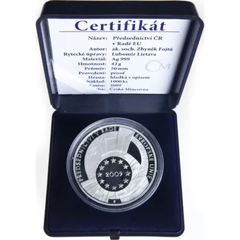 Stříbrná medaile Předsednictví ČR v Radě EU