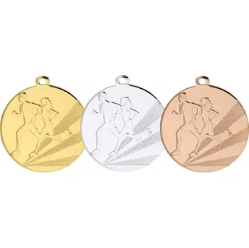 Medaile běh MDB1121 Barva: zlato, Průměr: 5,0 cm