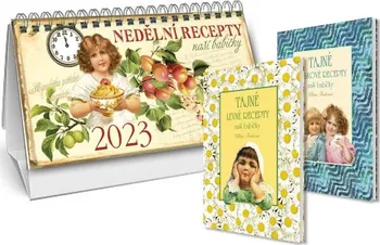 Kalendář STUDIO Trnka Nedělní recepty 2023 + Tajné levné recepty + Tajné bramborové recepty