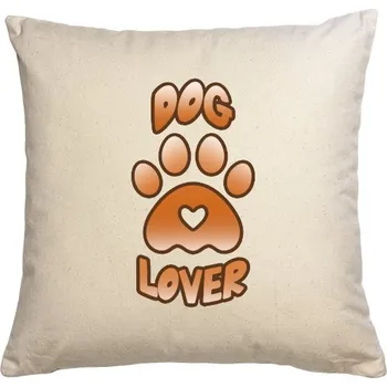 Pánská móda Polštář bavlněný s potiskem Dog lover
