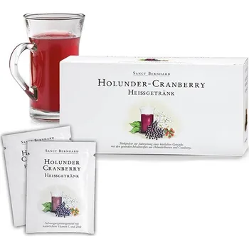 Nápoj Sanct Bernhard Horký nápoj Bezinka-Brusinka-Zinek 30 sáčků/7 g