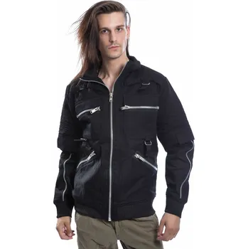 Pánský bomber bunda pánská VIXXSIN - TROUT - BLACK - XXL