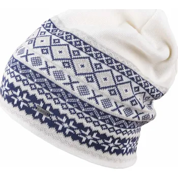 Čepice KAMA A135 Pletená Merino čepice, přírodně bílá