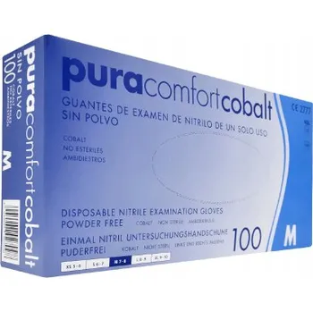 Vyšetřovací rukavice MAPO Medical Nitrilové vyšetřovací rukavice bez pudru, tmavě modré MED-COMFORT bal. 100 ks LUK Velikost: XL