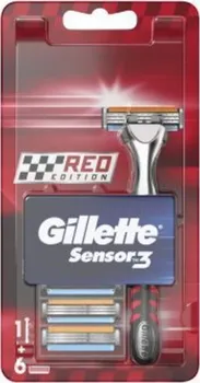 Holítko Gillette Sensor3 Red Edition 6 hlavic