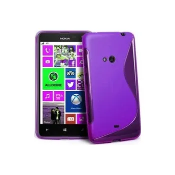 Pouzdro na mobilní telefon Silikonové pouzdro obal Nokia 625 Lumia - fialové