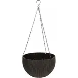 Květináč závěsný 26x16 cm GDA MODERN hnědý