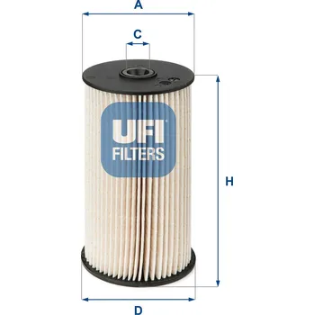 Autodíl Palivový filtr UFI 26.007.00