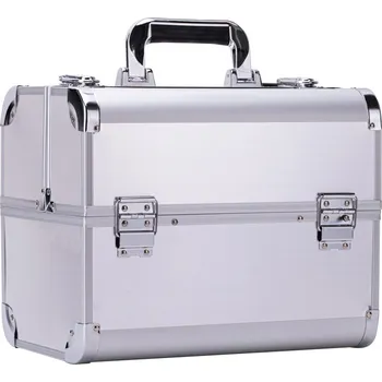 Kosmetická taška Kosmetický kufřík SMOOTH stříbrný