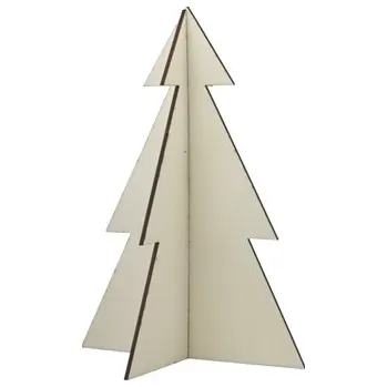 Dřevěný stromeček 3D malý