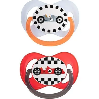 dudlíky Canpol Babies Sada 2 ks symetrických dudlíků, 0 - 6 m, Canpol Babies - Racing
