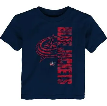 Chlapecké tričko Outerstuff Dětské tričko Columbus Blue Jackets NHL Cool Camo Velikost: Dětské M (10 - 12 let)