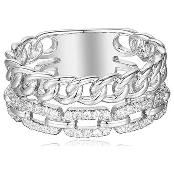 Prsten Prsten SILVERINO se zirkony 8485-58