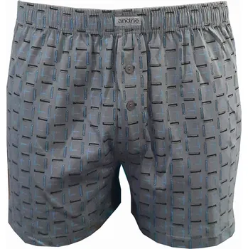 Trenýrky Andrie PS 5675 tmavě šedé pánské trenýrky Barva: šedá tmavá, Velikost: M