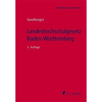 Landeshochschulgesetz Baden-Württemberg - Sandberger, Georg