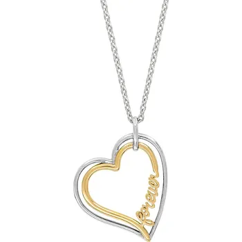 Náhrdelník ŠPERKY-NM, Stříbrný náhrdelník srdce Engelsrufer ERN-FOREVER-BIG Délka náhrdelníku: 45 cm