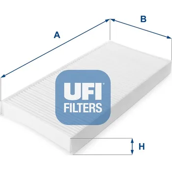 Ventilátor topení a klimatizace Filtr, vzduch v interiéru UFI 53.034.00