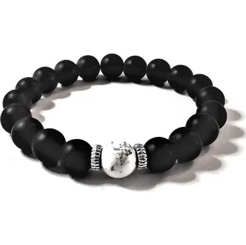 Šperkovnice Pánský náramek kombinovaný láva+ magnezit