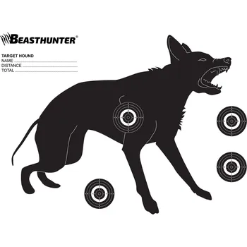 Terč na sportovní střelbu Colosus.cz Terč silueta Beast Hunter Hound 10ks