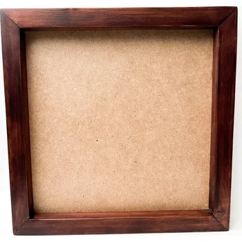 Dřevěný rám – tmavě hnědý, 30 x 30 cm