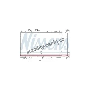 Motor automobilu Chladič motoru NISSENS 69464