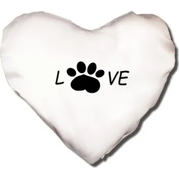 Polštář Polštář SRDCE s potiskem Polštář srdce - love